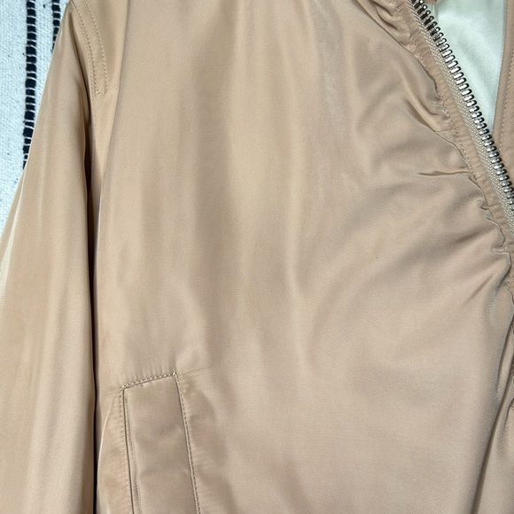 Frame Shirred Bomber Jacket - Picture 7 of 13